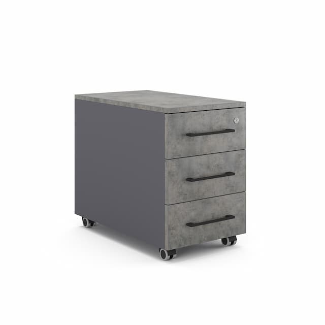 Тумба мобильная Kobor TМ3-40/50 graphite/chicago