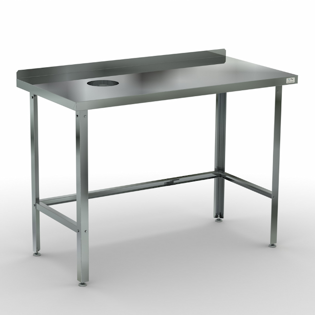 Стол для сбора пищевых отходов с бортом КОБОР СРОБ-90/70/430 Л/П