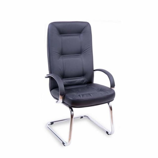 Конферец кресло Мирэй Сенатор хром конференц, кожзам
