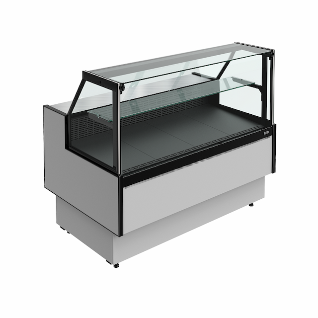 Витрина холодильная Carboma PRAIA 2 GC85 SV 1,5-1 с боковинами 9006-9005