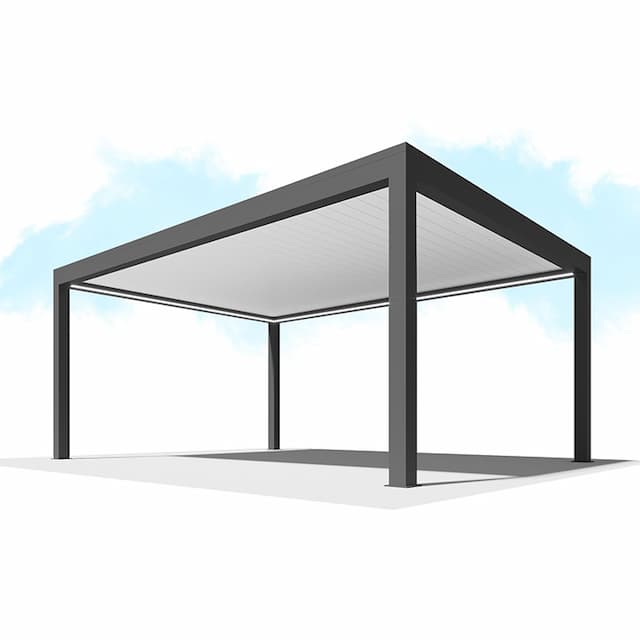 Пергола Сити-Форм Pergola В500-25П Bioclimatic с поворотными ламелями ЛАМЕЛЬ 250 X 53 (7,0х4,0) 1 модуль