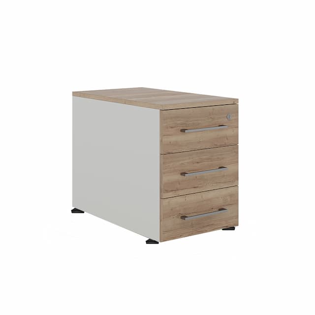 Тумба приставная Kobor TS3-40/60 white/natural