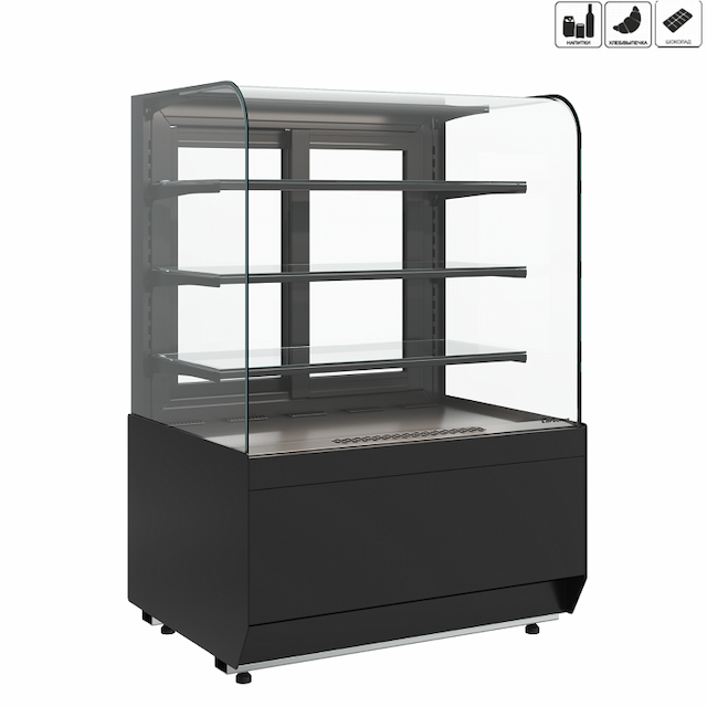 Витрина холодильная Carboma KR70 VM 1,3-1 LIGHT (9005)
