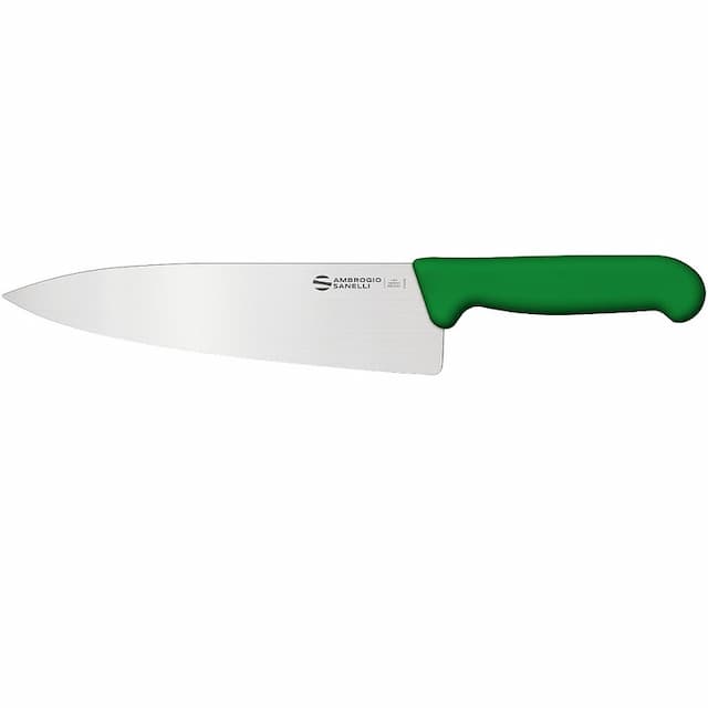 Нож кухонный Sanelli Ambrogio SC49026G 260 мм, зеленый