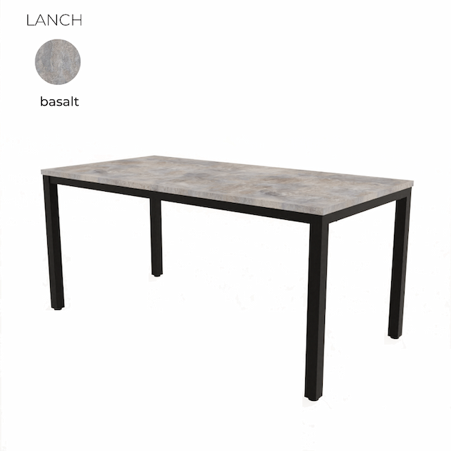 Стол обеденный прямоугольный Алсав 21LANCH.004 Basalt