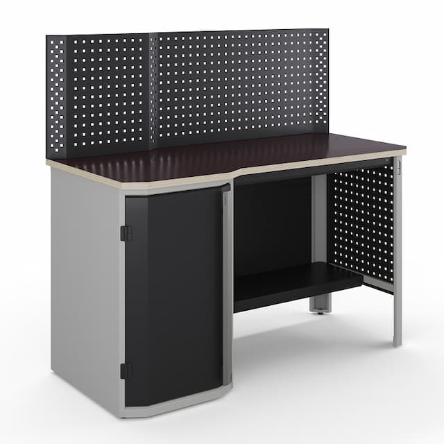 Верстак слесарный однотумбовый Kobor Expert MW.1L/P1-100/70