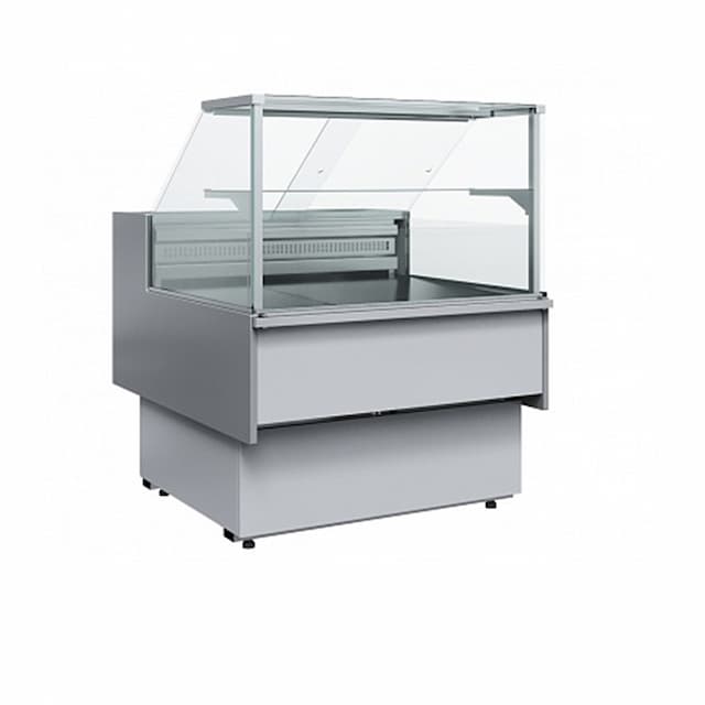 Витрина нейтральная Полюс BAVARIA 2 GC110 N 1,25-1 (с боковинами) 0011-9006