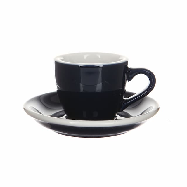 Кофейная пара Loveramics (Лаврамикс) Egg 80ml синяя